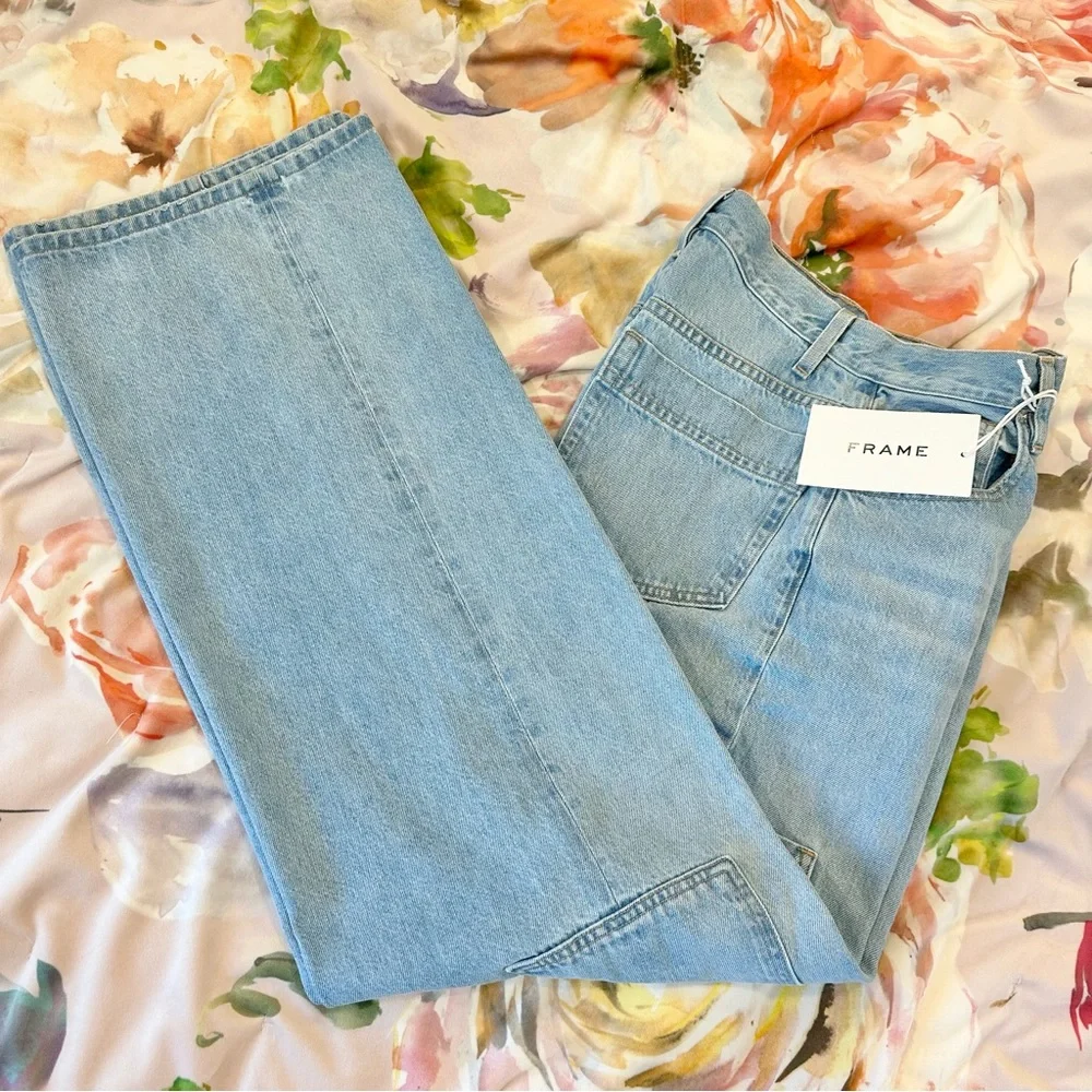 FRAME GENOA HIGH RISE BAGGY POCKET JEAN - Picture 5 of 8